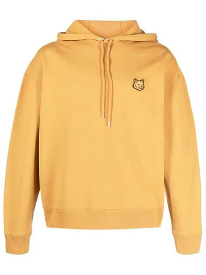 Bold Fox Head Patch Oversize Hoodie Yellow - MAISON KITSUNE - BALAAN 2