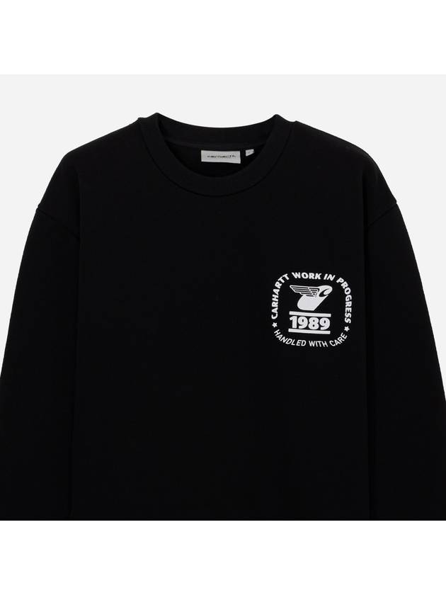 Stamp State Sweatshirt Black I0324450D2XX - CARHARTT - BALAAN 2