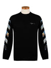 Diag Colored Arrow Long Sleeve T-Shirt Black - OFF WHITE - BALAAN 2