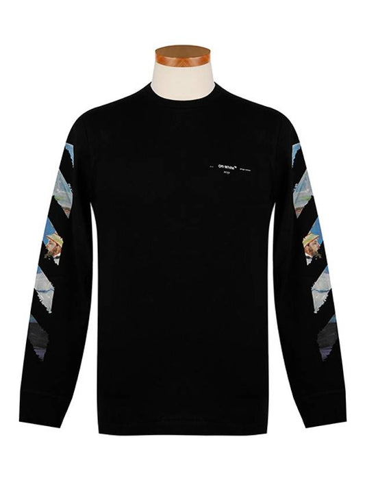 Men's Color Arrow Long Sleeve T-Shirt Black - OFF WHITE - BALAAN 2