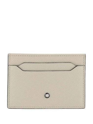 Sartorial 5CC Leather Card Wallet Ivory - MONTBLANC - BALAAN 1