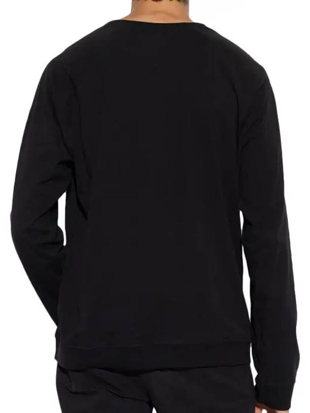 Men's Cotton Long Sleeve T-Shirt Black - PAUL SMITH - BALAAN 3