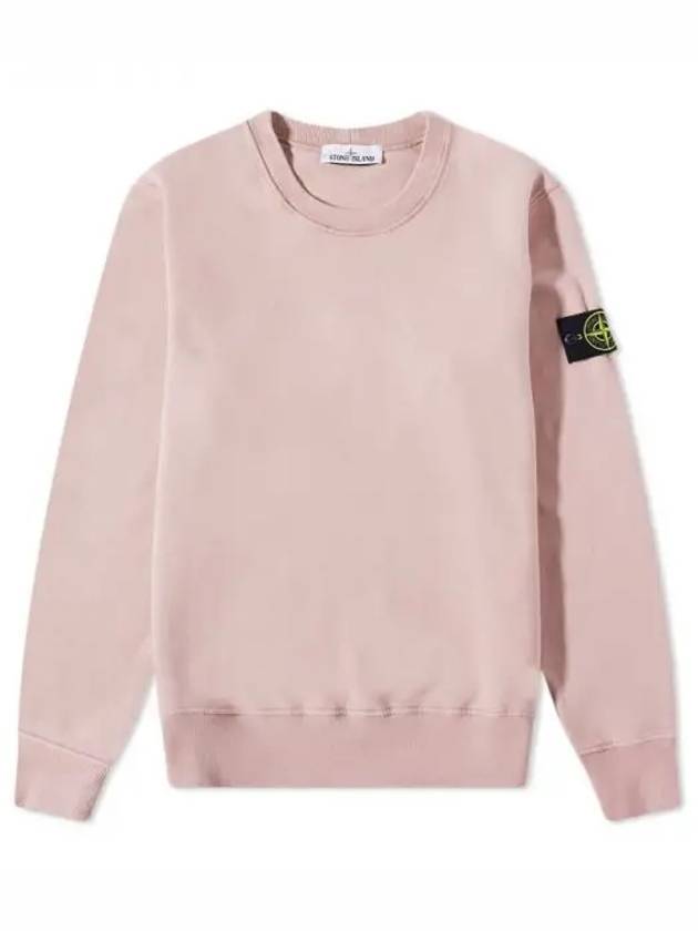 Wappen Patch Crew Neck Sweatshirt Rose Quartz - STONE ISLAND - BALAAN 2