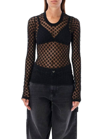 Xavia see through knit top black - ISABEL MARANT - BALAAN 2