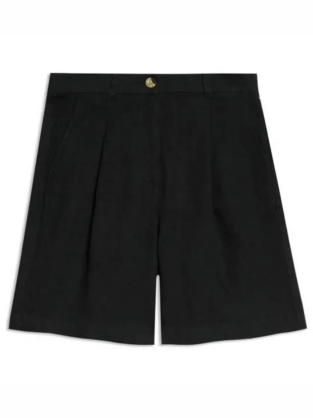 24 Cecile linen shorts Noir 2444 16 - SAINT JAMES - BALAAN 1