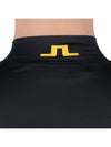 AELLO logo high neck t shirt black GMJT06624 9999 - J.LINDEBERG - BALAAN 9