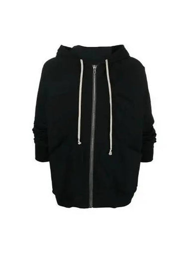 Jacket Drawstring Hood Black - RICK OWENS - BALAAN 1