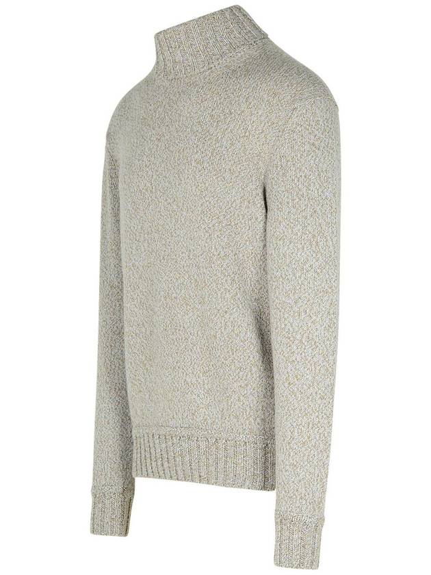 Zegna Brown Cashmere Turtleneck Sweater - ERMENEGILDO ZEGNA - BALAAN 2