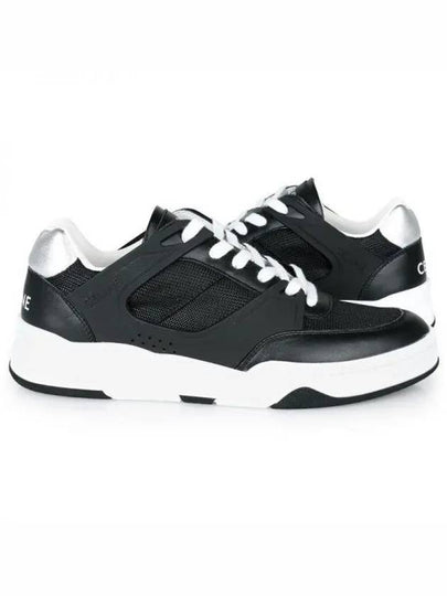 CT07 Rubber Mesh Leather Low Top Sneakers Black - CELINE - BALAAN 2