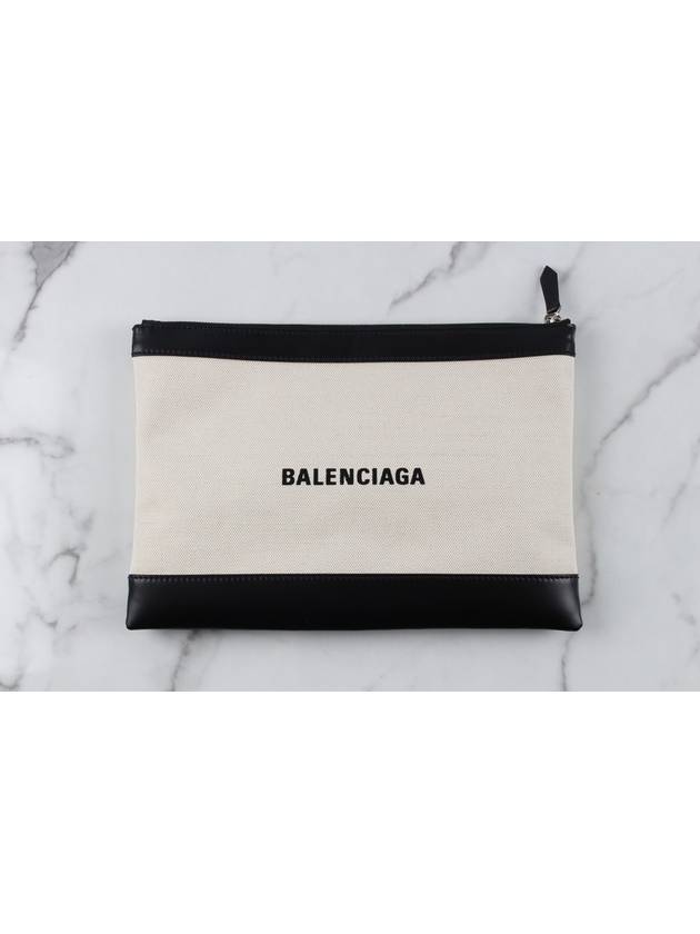 cotton canvas clutch - BALENCIAGA - BALAAN 3