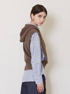 JK Hooded Layered Knit Top Brown - JUN BY JUN K - BALAAN 3