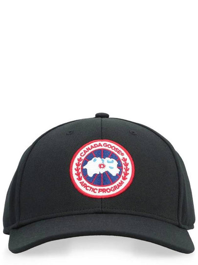 Artic Logo Patch Ball Cap Black - CANADA GOOSE - BALAAN 2