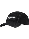 TwoTone Corduroy Camp Cap Black 2Tone Corduroy Camp Cap Black - SUPREME - BALAAN 1