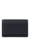 Intrecciato Flap Business Card Wallet Navy - BOTTEGA VENETA - BALAAN 2