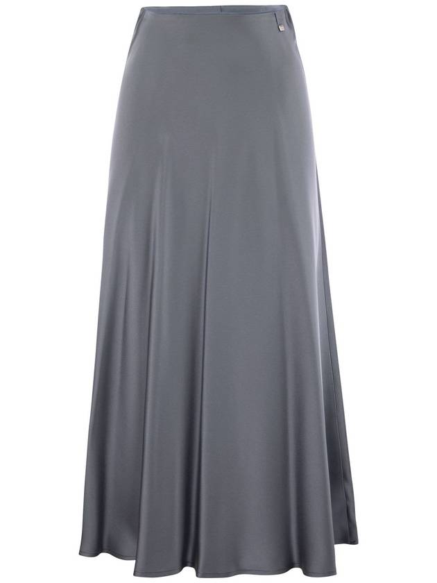 Satin effect long skirt - HERNO - BALAAN 1