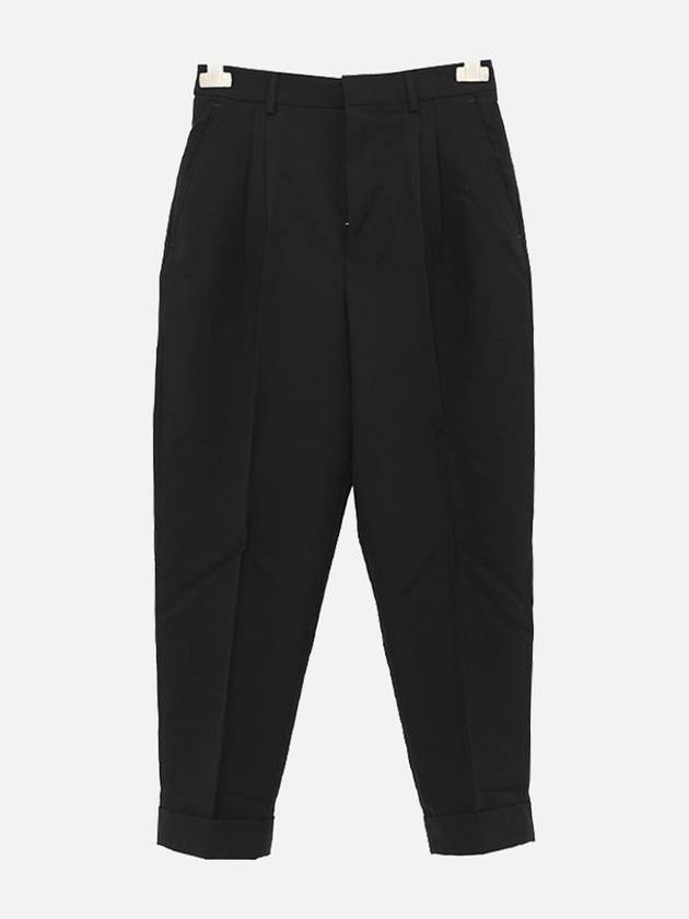 Wool Slacks Black - AMI - BALAAN 3