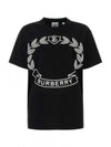 Oak Leaf Logo Short Sleeve T-Shirt Black - BURBERRY - BALAAN 2