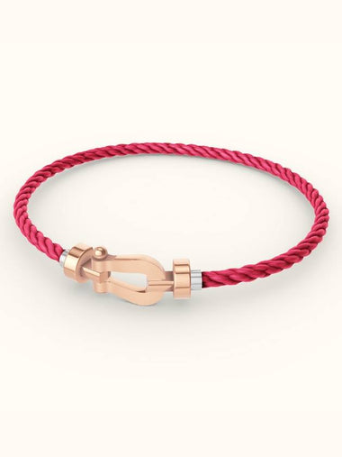 Posten bracelet medium pink gold rosewood 0B0072 6B0302 - FRED - BALAAN 1