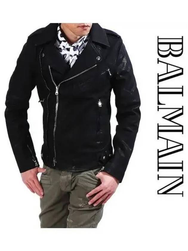 Waxing rider jacket 270938 - BALMAIN - BALAAN 1