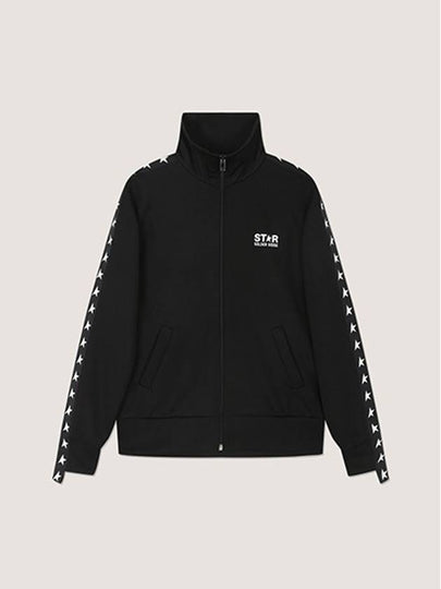 Star Logo Track Jacket Black - GOLDEN GOOSE - BALAAN 2