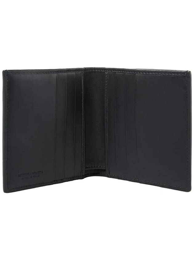 Intrecciato Small Folder Half Wallet Black - BOTTEGA VENETA - BALAAN 4