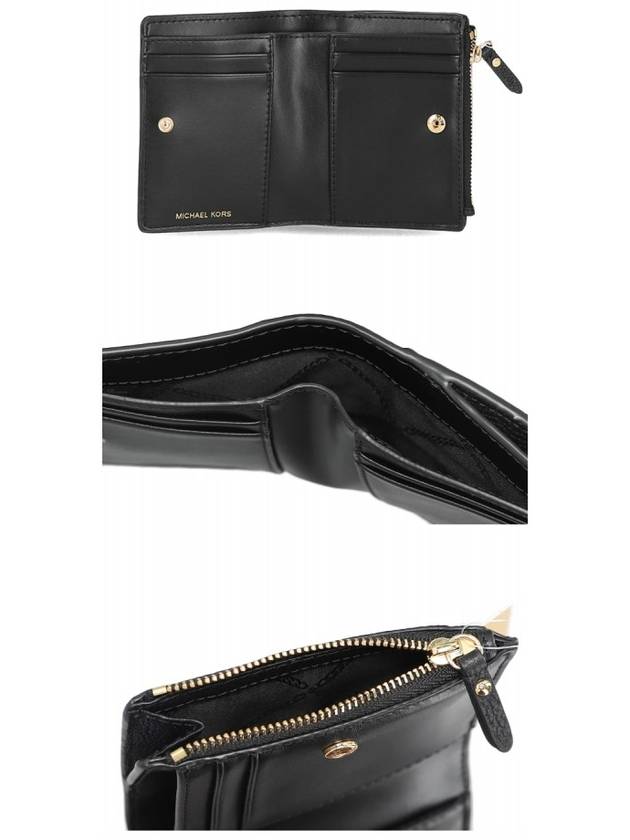 Logo Jet Set Halfwallet Black - MICHAEL KORS - BALAAN.