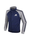 Snap Button Modified Track Jacket Navy Grey - NEW BALANCE - BALAAN 2