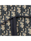 Saddle Pouch Blue  Oblique Jacquard - DIOR - BALAAN 5