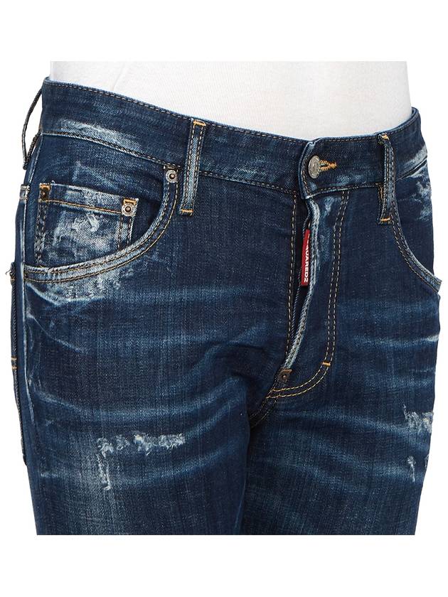 Dark Easy Wash Skater Jeans Blue - DSQUARED2 - BALAAN 10