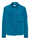 Chrome-R Pocket Over Long Sleeve Shirt Blue - CP COMPANY - BALAAN 2