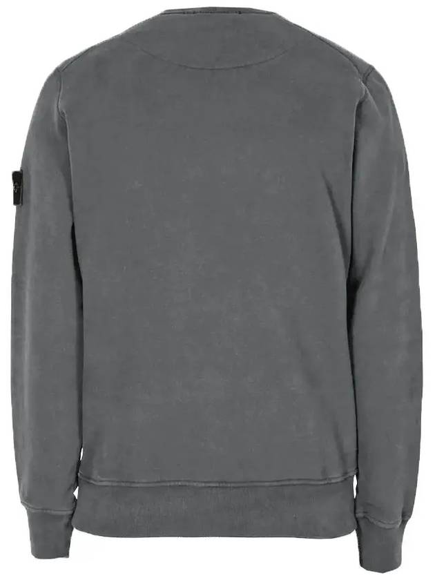 Wappen Patch Crew Neck Sweatshirt Grey - STONE ISLAND - BALAAN 4