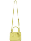 Galleria Saffiano Leather Mini Tote Bag Yellow - PRADA - BALAAN 4