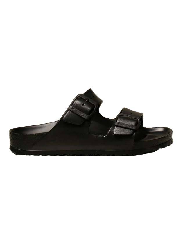 Arizona Essential Medium Narrow Slippers Black - BIRKENSTOCK - BALAAN 1