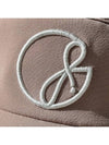 Golf Wear Logo Line Color Sun Cap Beige - J JANE - BALAAN 5