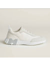 Bouncing Sneakers Mesh Suede Goatskin Blanc Blanc - HERMES - BALAAN 6