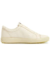 Women's Soft 7 Low Top Sneakers Beige - ECCO - BALAAN 5