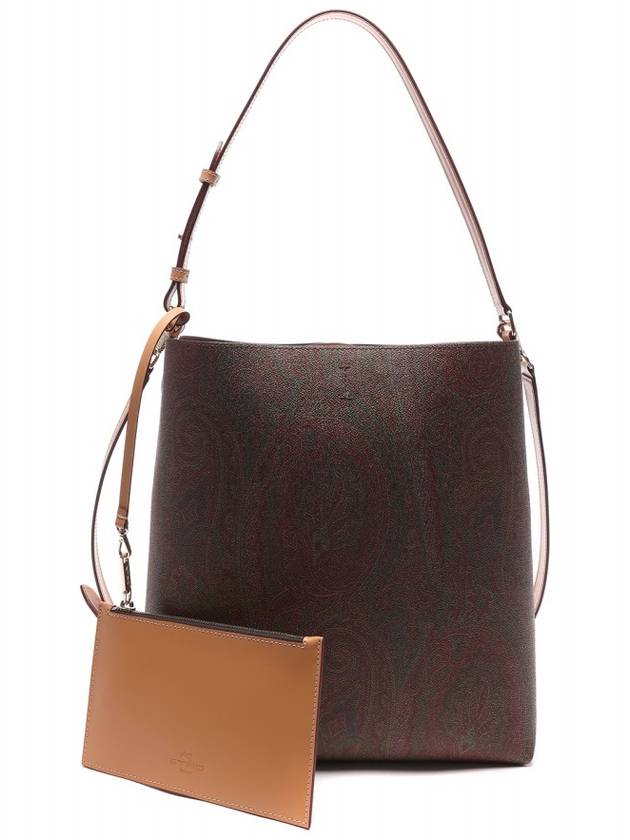 Paisley Print Shoulder Bag Brown - ETRO - BALAAN 4