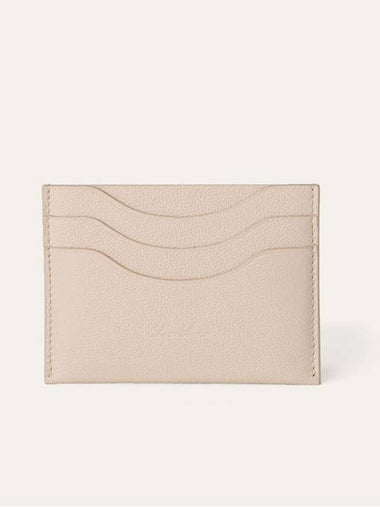 Extra Calfskin Card Wallet Cream - LORO PIANA - BALAAN 1