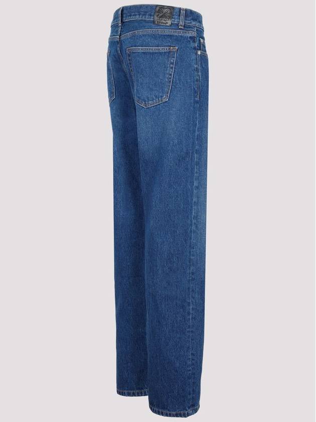 23 fw Blue Denim Jeans OMYA177F23DEN0024400 B0480447243 - OFF WHITE - BALAAN 4