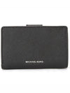 Logo Leather Half Wallet Black - MICHAEL KORS - BALAAN 3