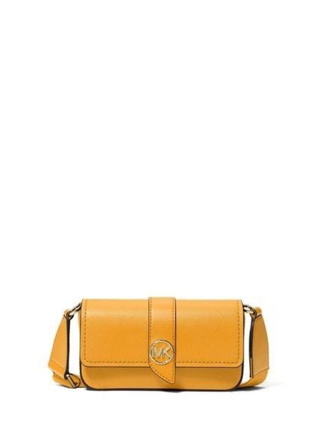 Greenwich Small Saffiano Leather Sling Cross Bag Goldenrod - MICHAEL KORS - BALAAN 1