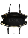 Galleria Saffiano Large Tote BN2274 Black Gold Plated Warranty - PRADA - BALAAN 10