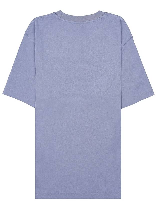 Racing Fox Short Sleeve T-Shirt Light Blue - MAISON KITSUNE - BALAAN 3