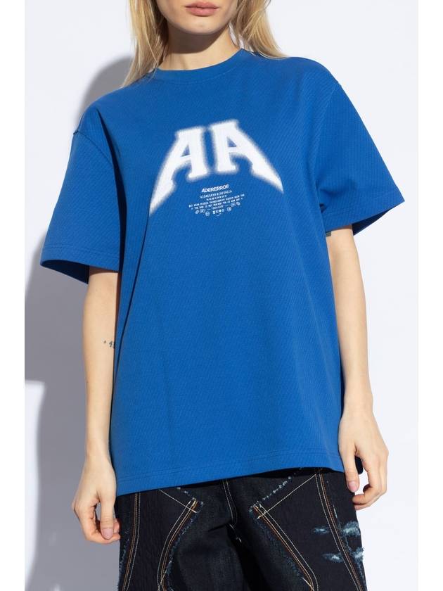 Ader Error T-shirt With Logo, Unisex, Blue - ADER ERROR - BALAAN 5