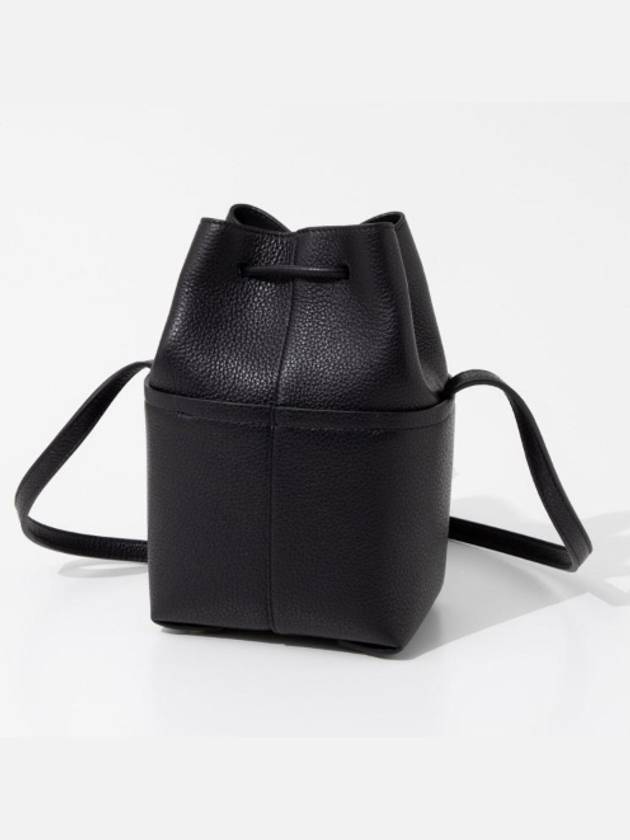 Gancini Mini Bucket Bag Black - SALVATORE FERRAGAMO - BALAAN 3