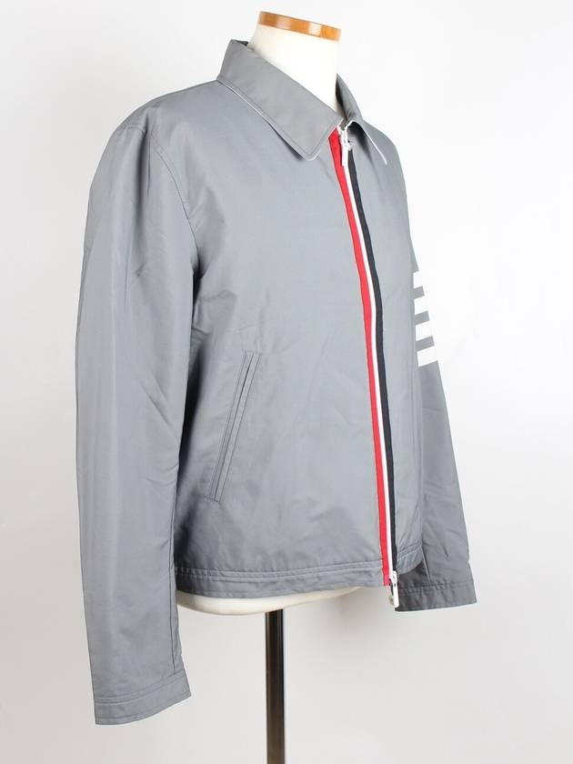 Golf Tech Three Stripe Zip Up Jacket 1 - THOM BROWNE - BALAAN 6