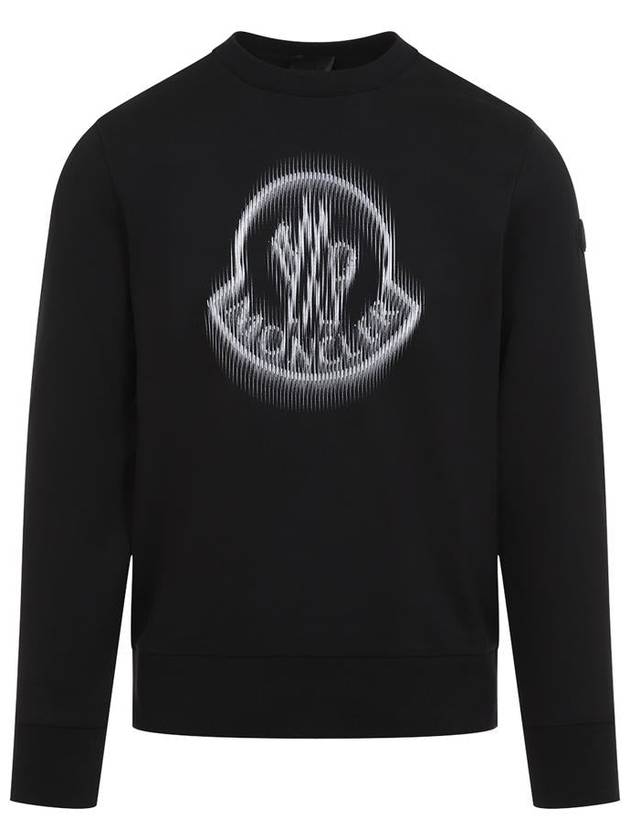 Blurred Logo Sweatshirt - MONCLER - BALAAN 2