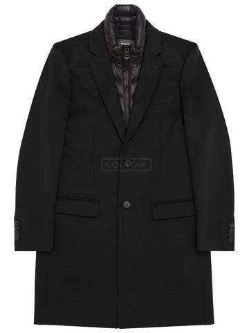 Men's Wool Coat Down Padding BLACK SKAI Z - MACKAGE - BALAAN 1