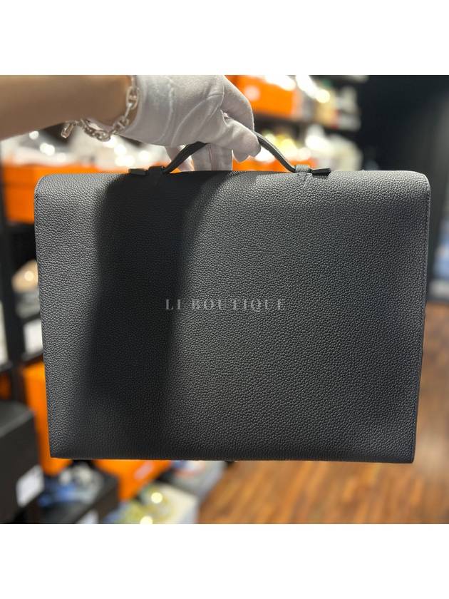 Saka Depeche 137 Briefcase Briefcase Black App Song - HERMES - BALAAN 5