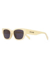 Eyewear Logo Acetate Sunglasses Yellow - CELINE - BALAAN 1